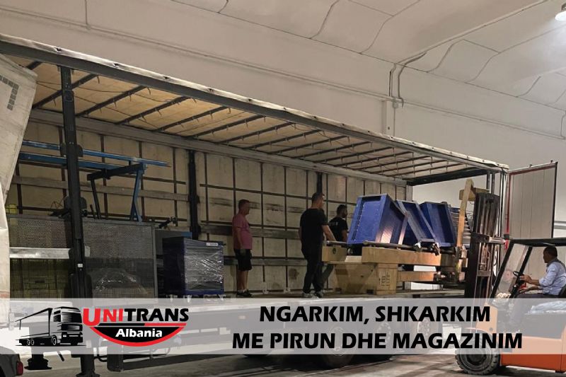 Uni Trans Logjistike per produkte ushqimore, Urgjenca me furgone, Shkarkime ngarkime me pirun dhe magazinime, Kontroll dhe verifikim doganor, Kosto transporti ushqimor me kamion